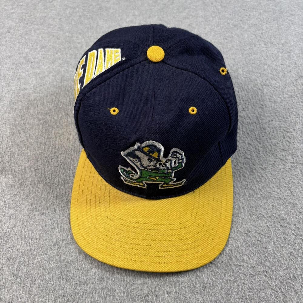 Vintage Notre Dame American Needle Hat Fighting Irish Cap Medium NCAA Football